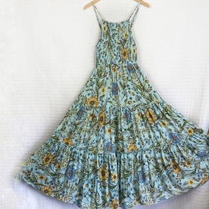 • abel the label pristine floral smocked sundress•